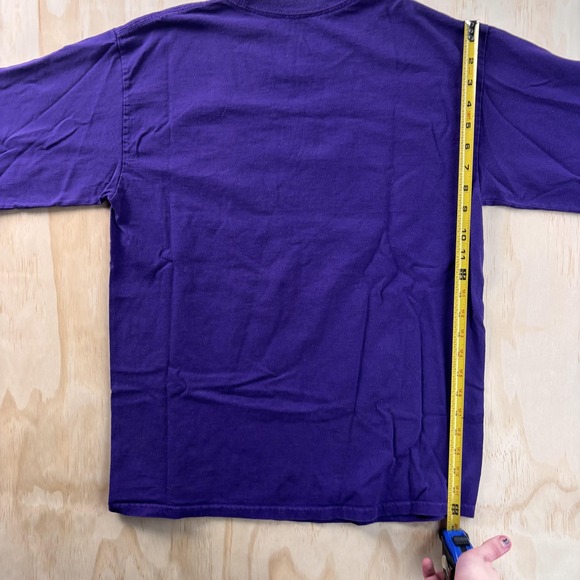 Clemson Tigers Shirt Mens Small Purple NCAA College Football Long Sleeve Tee - Picture 6 of 9